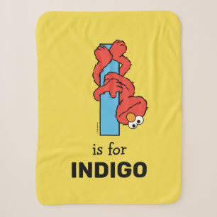 Elmo Alphabet   I Blau Sherpadecke