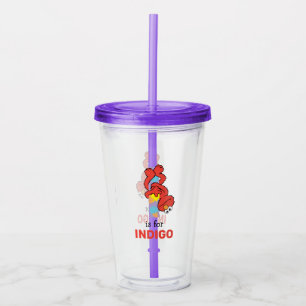 Elmo Alphabet   I Eiscreme Acryltrinkbecher