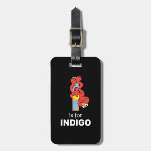 Elmo Alphabet   I Eiscreme Gepäckanhänger