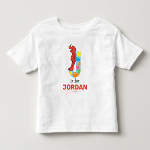 Elmo Alphabet   J Jelly Bean Kleinkind T-shirt