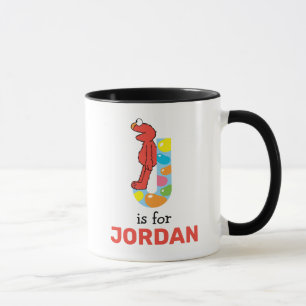 Elmo Alphabet J Jellybohne Tasse