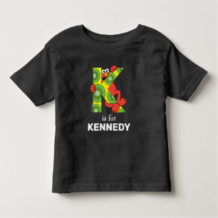 Elmo Alphabet K Kiwi Kleinkind T-shirt
