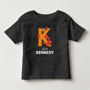 Elmo Alphabet K Orange Kleinkind T-shirt