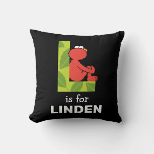 Elmo Alphabet   L Blatt Kissen
