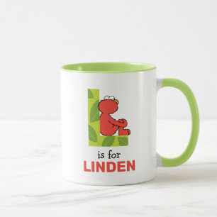 Elmo Alphabet L Blatt Tasse