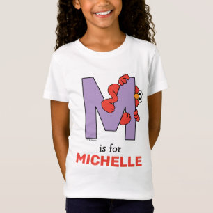 Elmo Alphabet M LILA T-Shirt