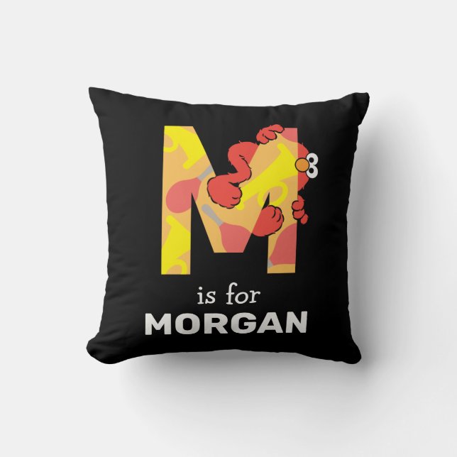 Elmo Alphabet | M Musik Kissen (Vorderseite)