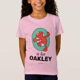 Elmo Alphabet   O AQUAMARIN T-Shirt