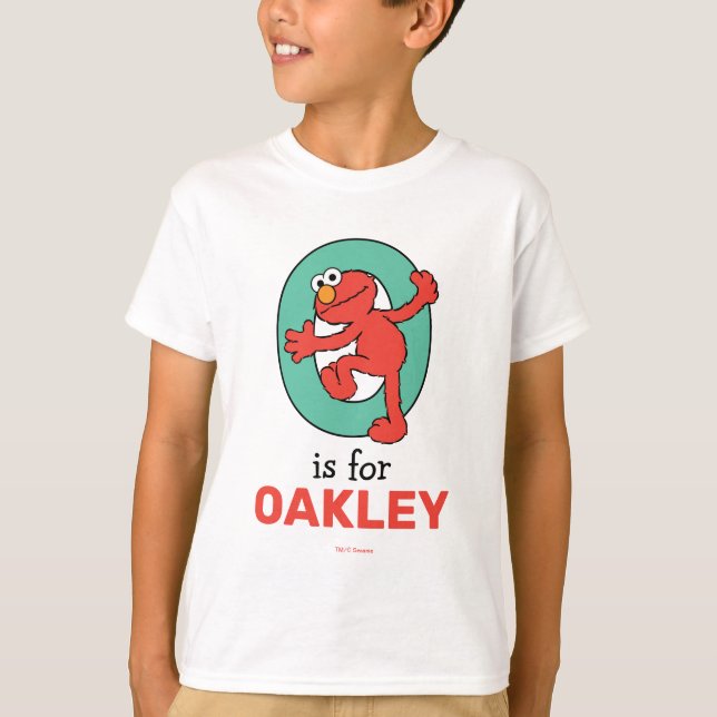 Elmo Alphabet | O AQUAMARIN T-Shirt (Vorderseite)