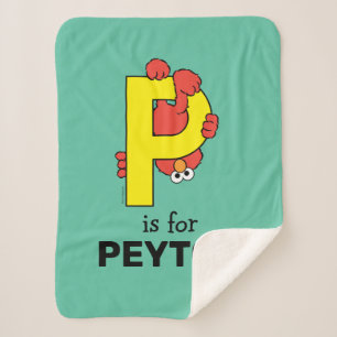 Elmo Alphabet   P Gelb Sherpadecke