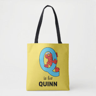 Elmo Alphabet   Q Blue Tasche