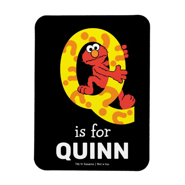 Elmo Alphabet | Q Fragezeichen Magnet (Vertikal)