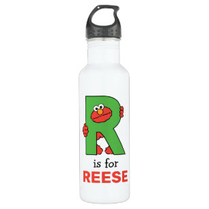 Elmo Alphabet   R Green Edelstahlflasche