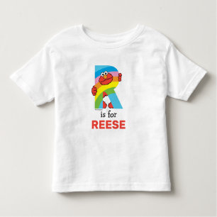 Elmo Alphabet   R Regenbogen Kleinkind T-shirt