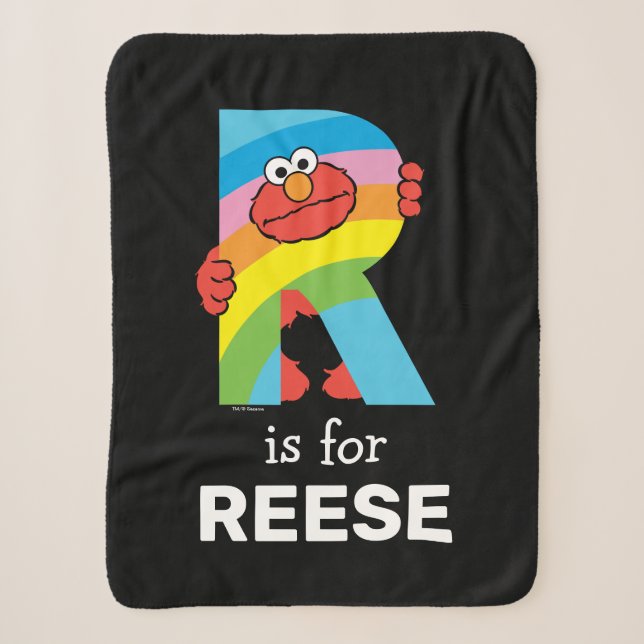 Elmo Alphabet | R Regenbogen Sherpadecke (Vorderseite)