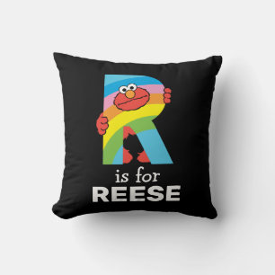 Elmo Alphabet Regenbogen Kissen