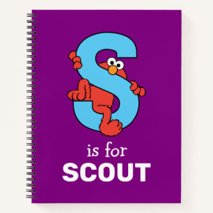 Elmo Alphabet S Blue Notizbuch