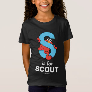 Elmo Alphabet S Blue T-Shirt