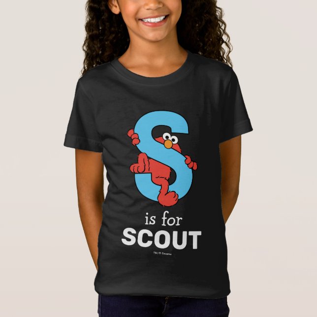 Elmo Alphabet | S Blue T-Shirt (Vorderseite)
