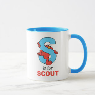 Elmo Alphabet   S Blue Tasse