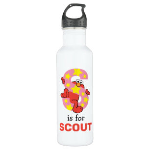 Elmo Alphabet   S Star Edelstahlflasche