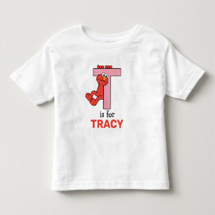 Elmo Alphabet T Pink Kleinkind T-shirt