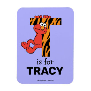 Elmo Alphabet   T Tiger Magnet