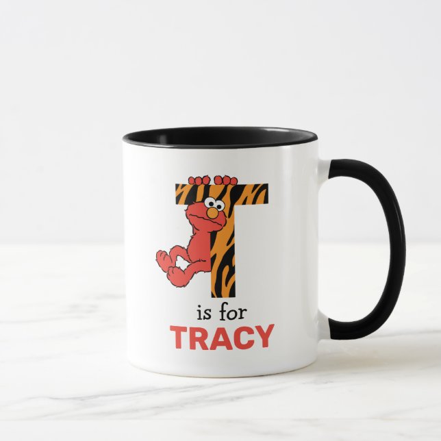 Elmo Alphabet | T Tiger Tasse (Rechts)