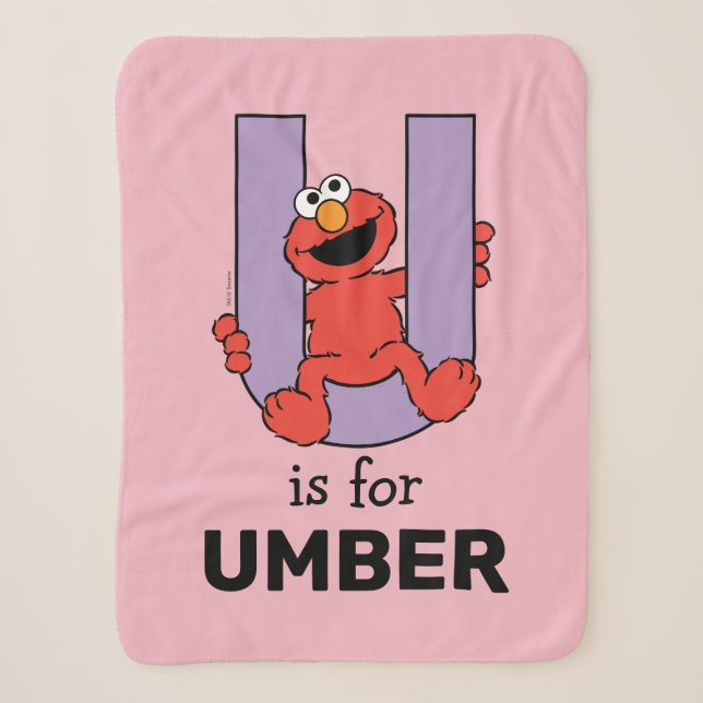 Elmo Alphabet | U LILA Sherpadecke (Vorderseite)