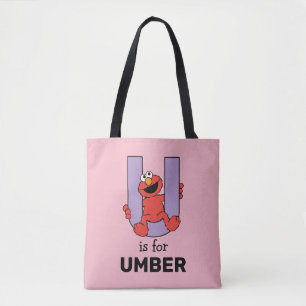 Elmo Alphabet   U Lila Tasche