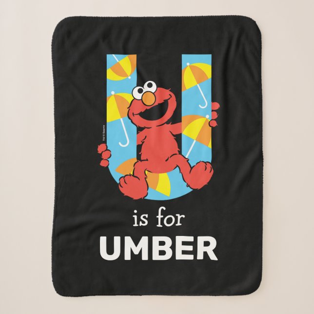 Elmo Alphabet | U Umbrella Sherpadecke (Vorderseite)