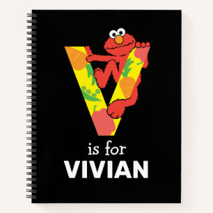 Elmo Alphabet V Gemüse Notizbuch