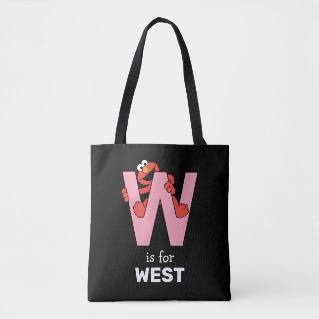 Elmo Alphabet | W Pink Tasche (Vorderseite)
