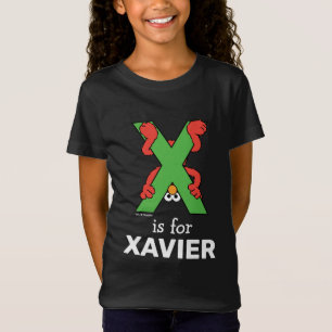 Elmo Alphabet X grün T-Shirt