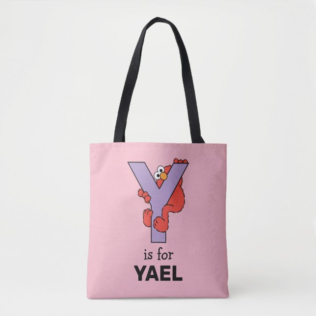 Elmo Alphabet | Y LILA Tasche (Vorderseite)
