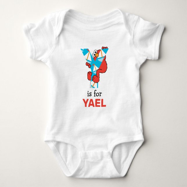 Elmo Alphabet | Yacht Baby Strampler (Vorderseite)