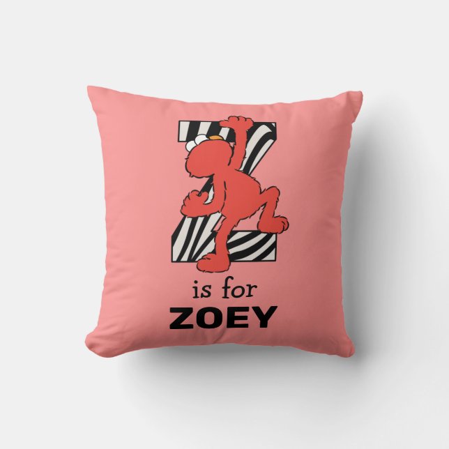 Elmo Alphabet | Z Zebra Kissen (Vorderseite)