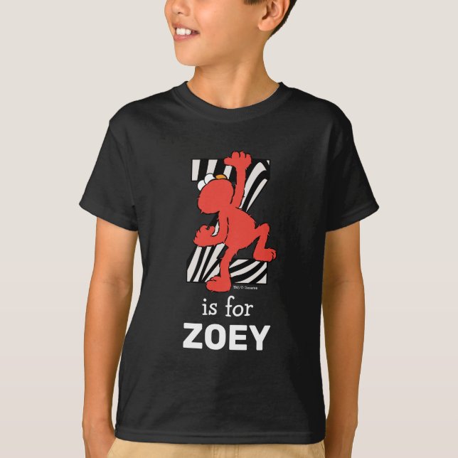 Elmo Alphabet | Z Zebra T-Shirt (Vorderseite)