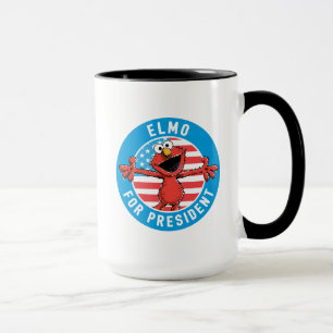 Elmo als Präsident - Flagge Tasse