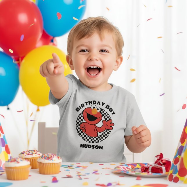 Elmo Anniversaire Veston à Carreaux de Rue Sésame (Créateur téléchargé)