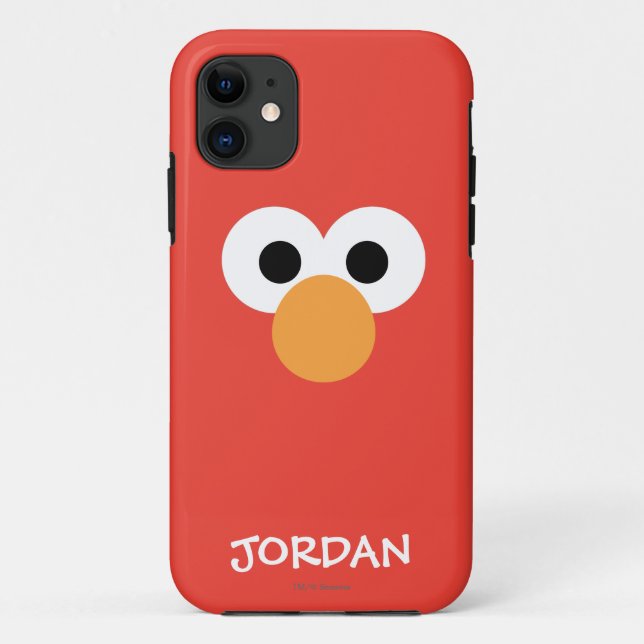 Elmo Big Face | Name hinzufügen Case-Mate iPhone Hülle (Rückseite)