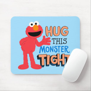 Elmo   Drück diesen Monster ganz doll Mousepad