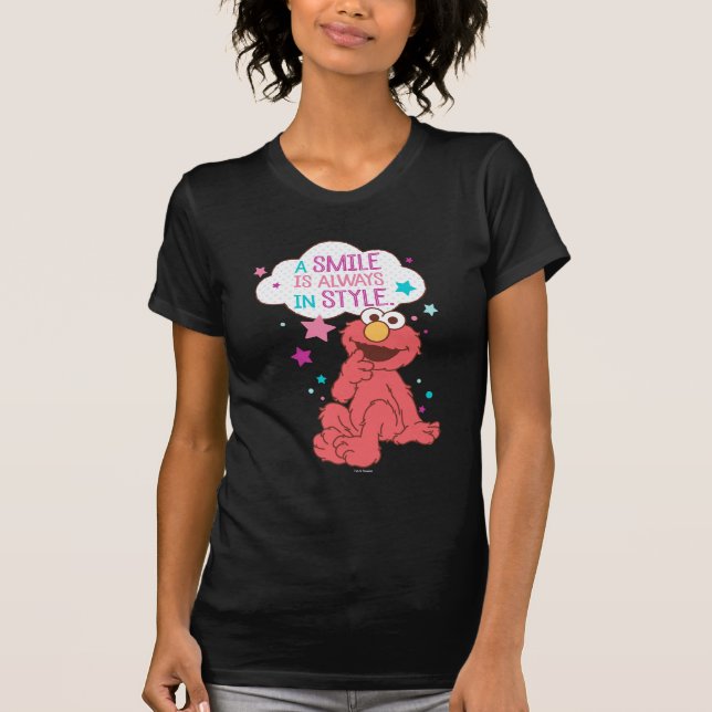 Elmo | Ein Lächeln ist immer im Stil T-Shirt (Vorderseite)