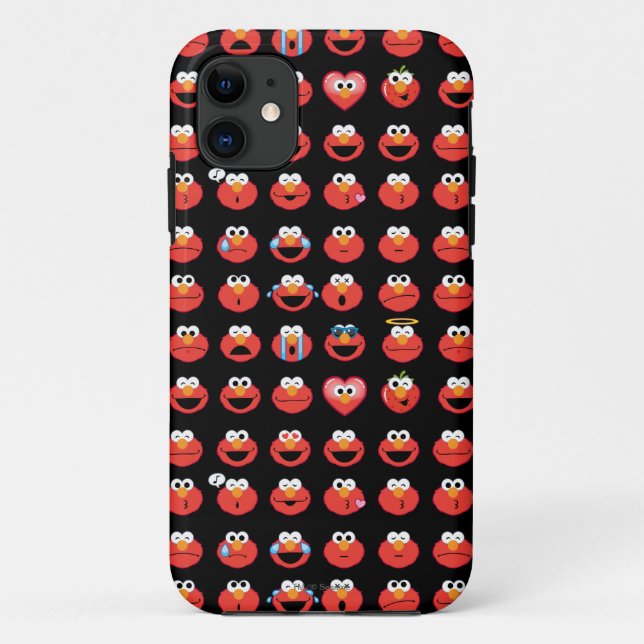Elmo Emoji Pattern Case-Mate iPhone Hülle (Rückseite)