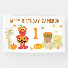 Elmo Fall Birthday in der Sesamstraße Banner