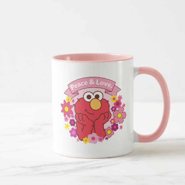 Elmo | Frieden und Liebe Tasse (Rechts)