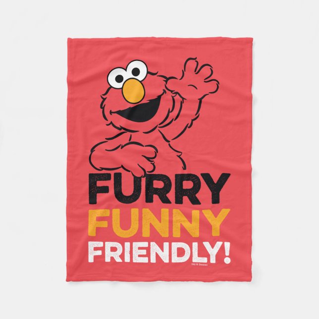 Elmo | Funny Friendly Fleecedecke (Vorderseite)