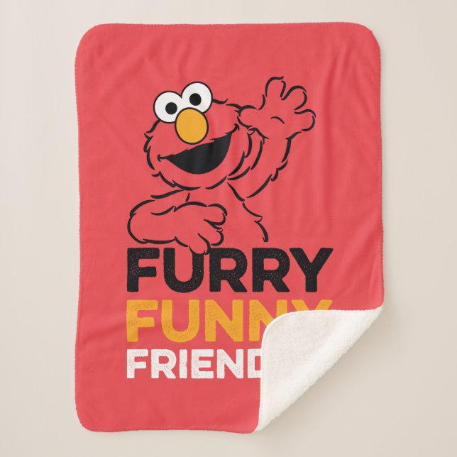 Elmo | Funny Friendly Sherpadecke (Vorderseite)
