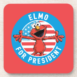 Elmo für den Präsidenten - Flagge Getränkeuntersetzer
