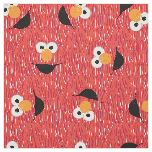 Elmo Fur Face Pattern Stoff (Muster)